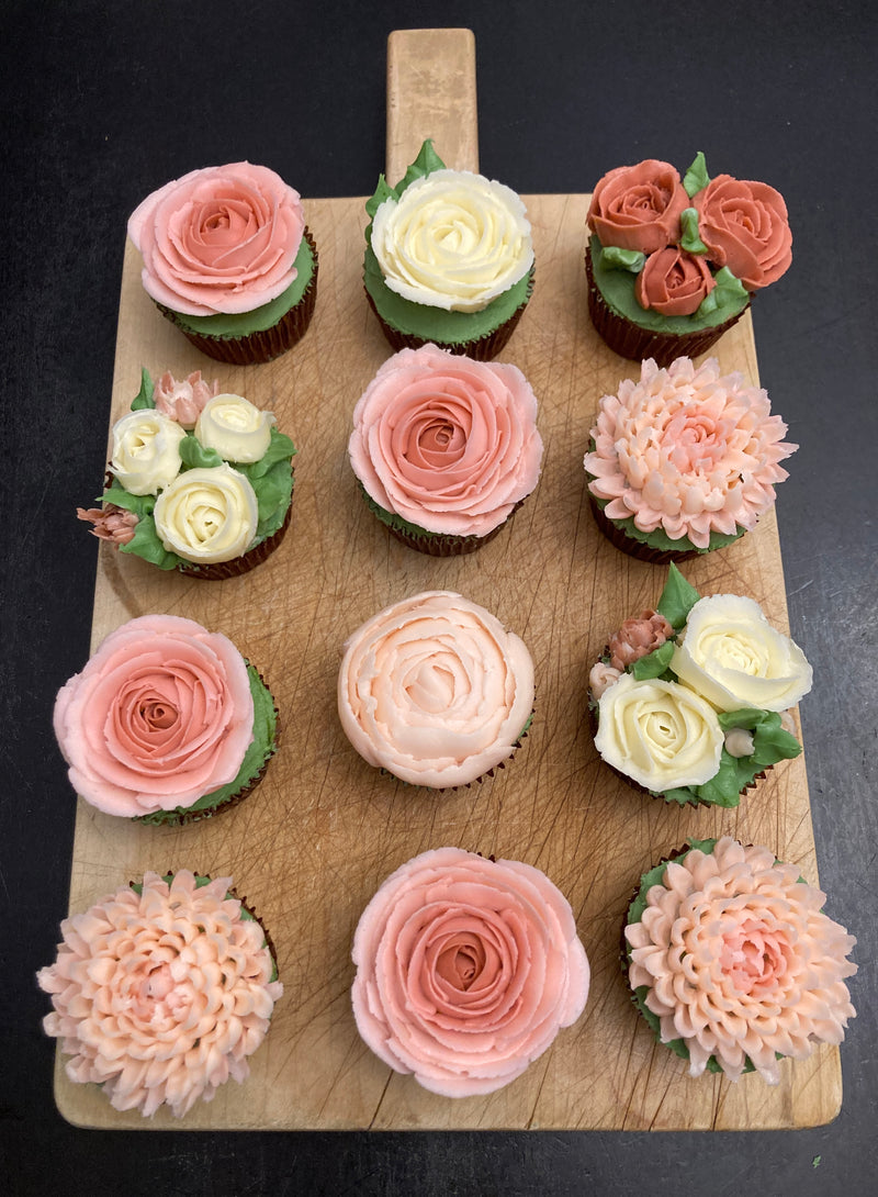 Petals & Prose - A Floral Cupcake Decorating Soirée