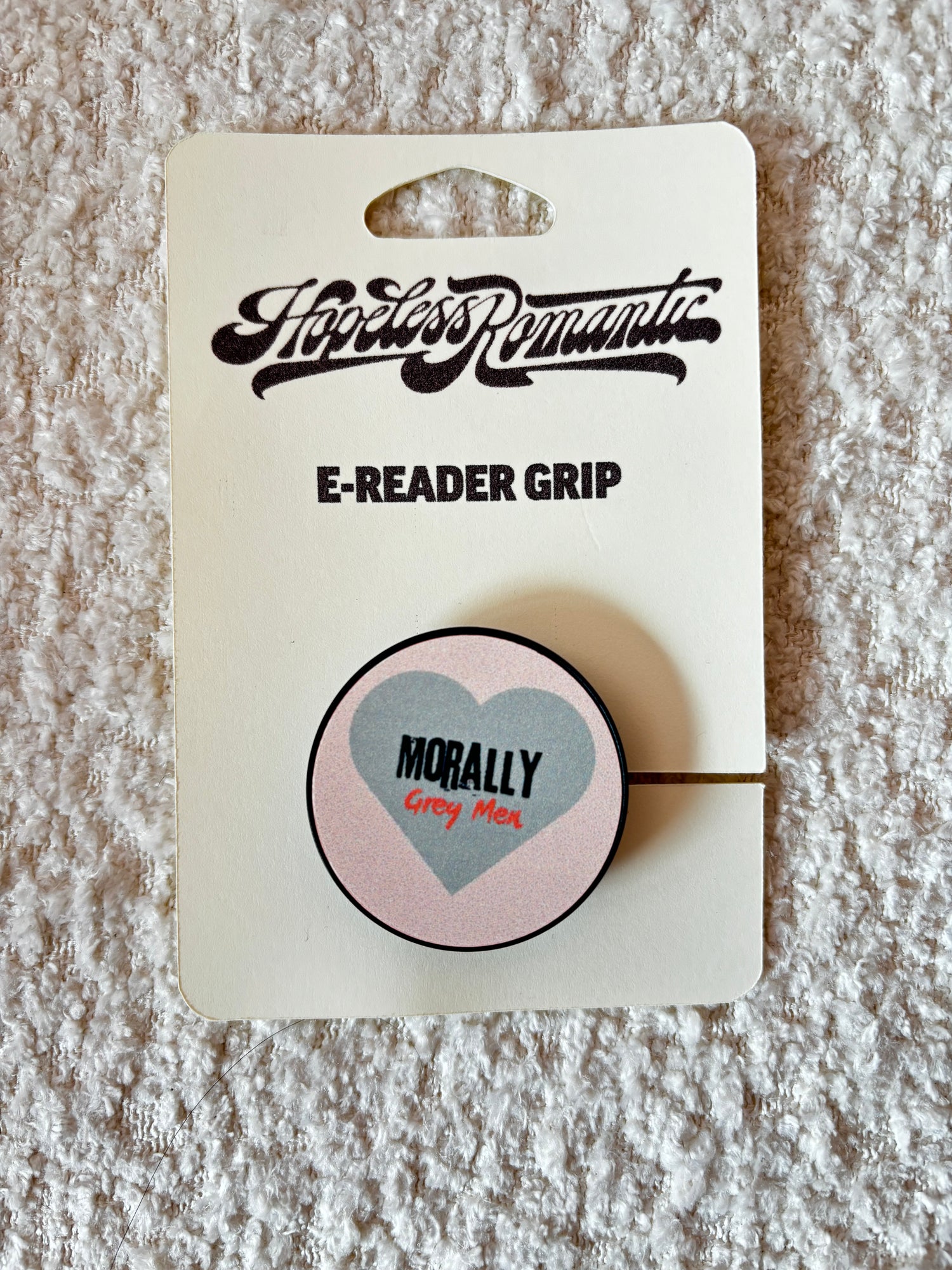 e-reader grip - morally grey men