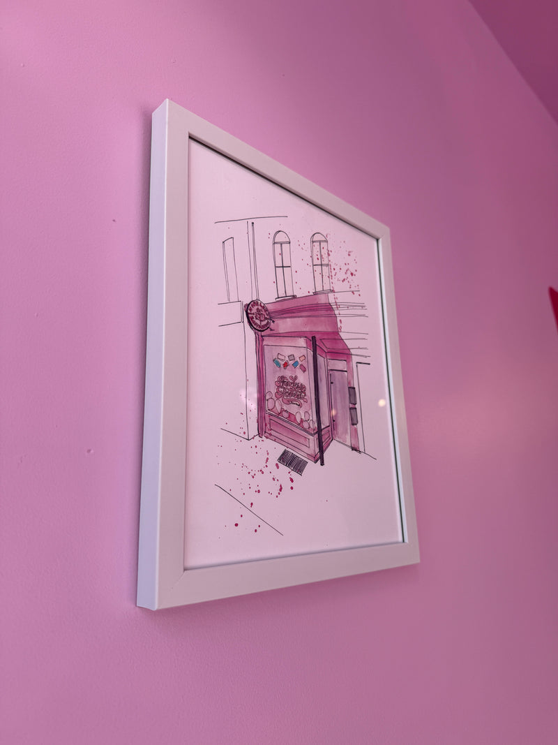 HRB Storefront Art Print - Hopeless Romantic