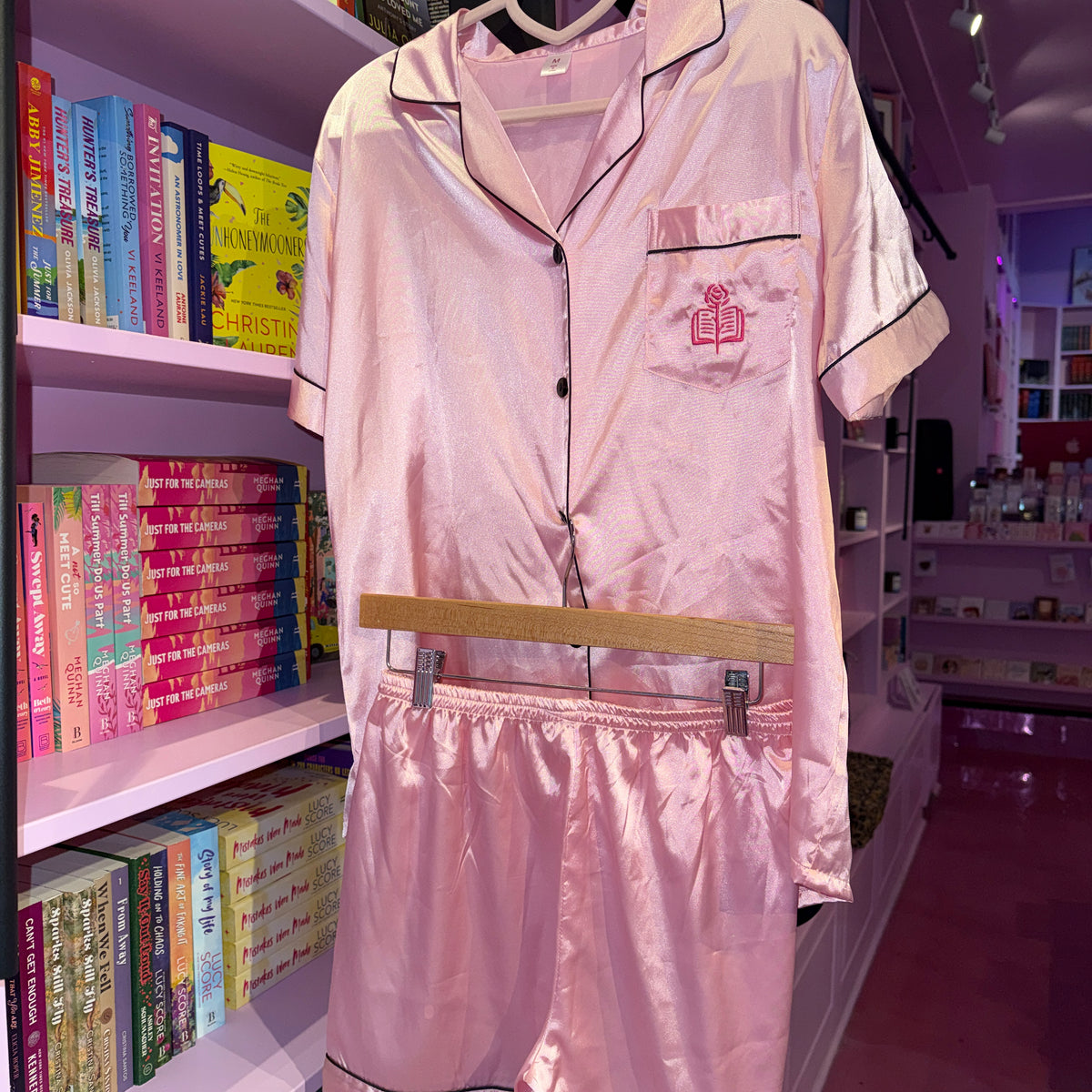 HRB Embroidered Pajama Set