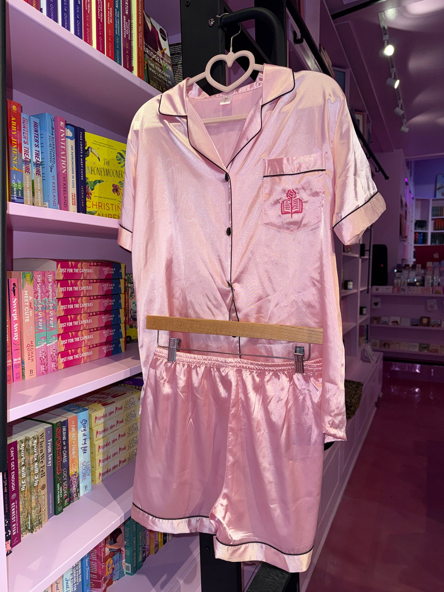 HRB Embroidered Pajama Set
