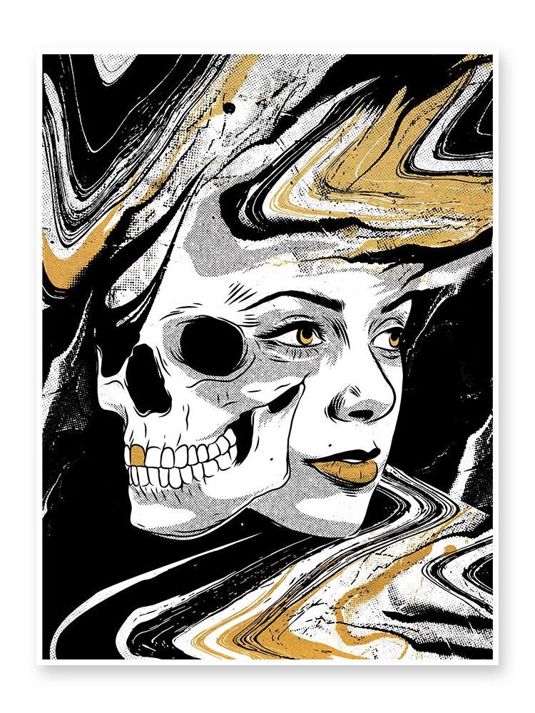 Skull/Face Art Print