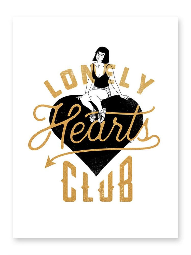 Lonely Hearts Club Art Print