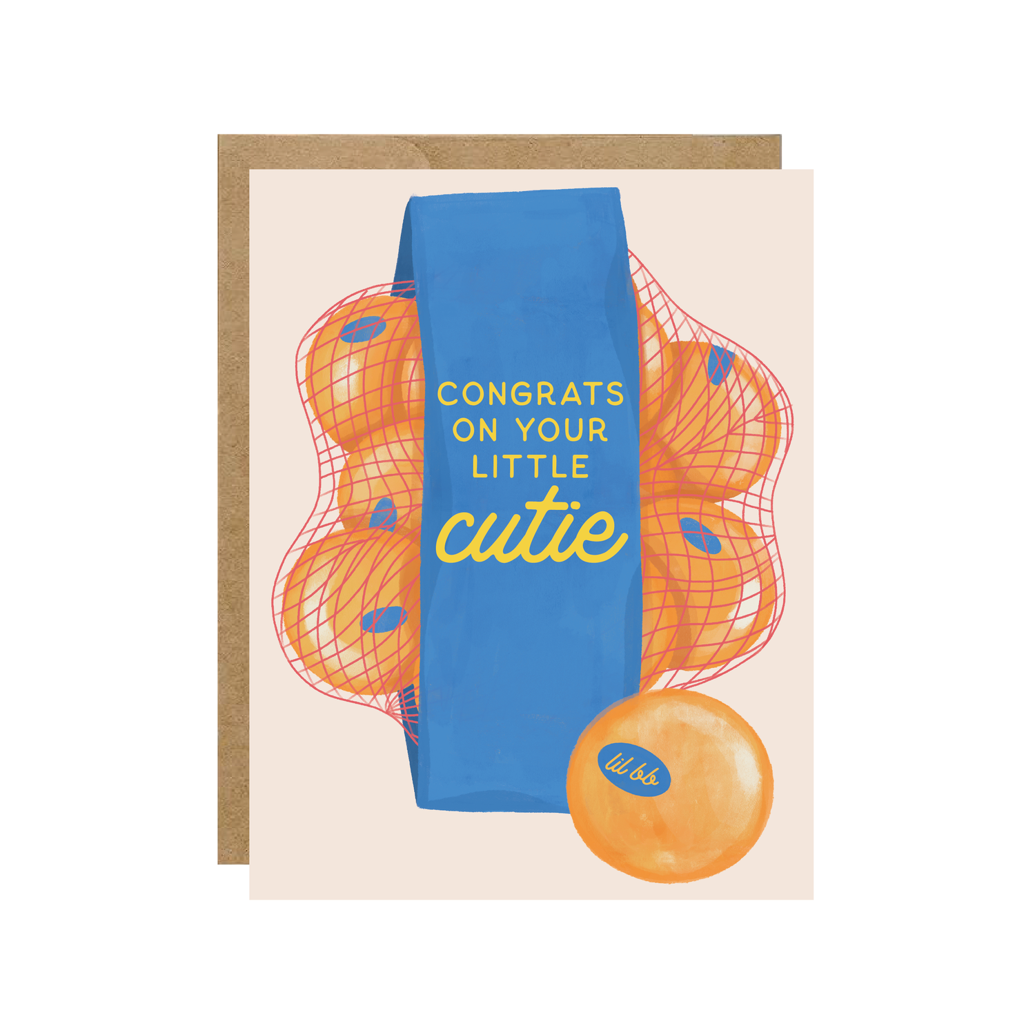 Congrats On Your Little Cutie - New Baby Card