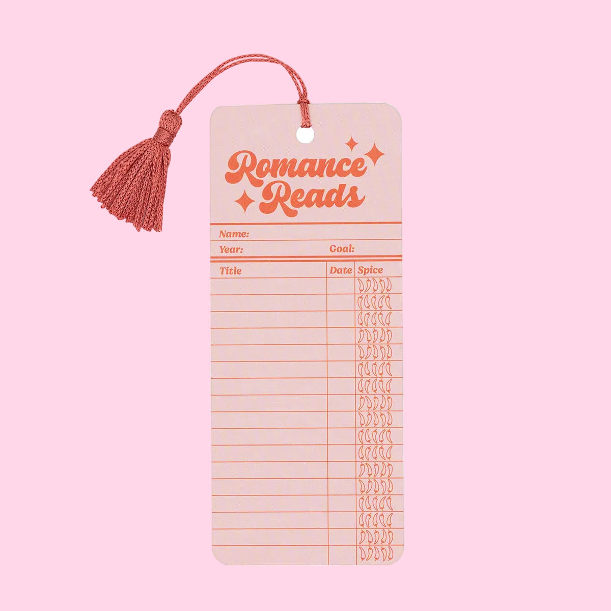 Romance Reads Bookmark - Hopeless Romantic