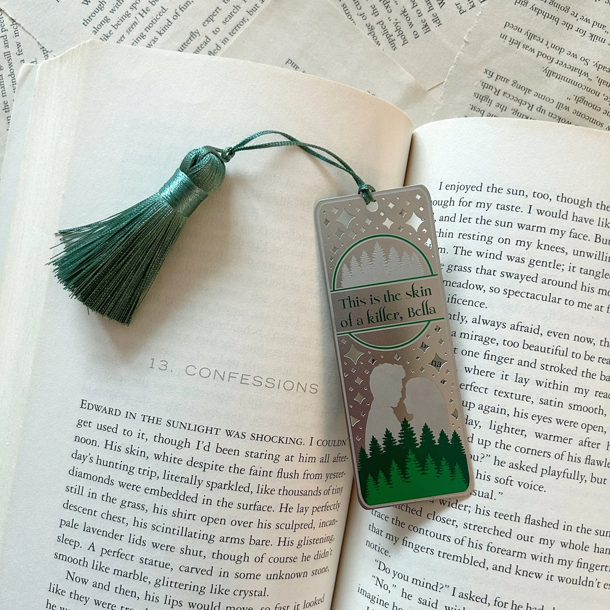 Metal Bookmark ~ Twilight Skin of a Killer