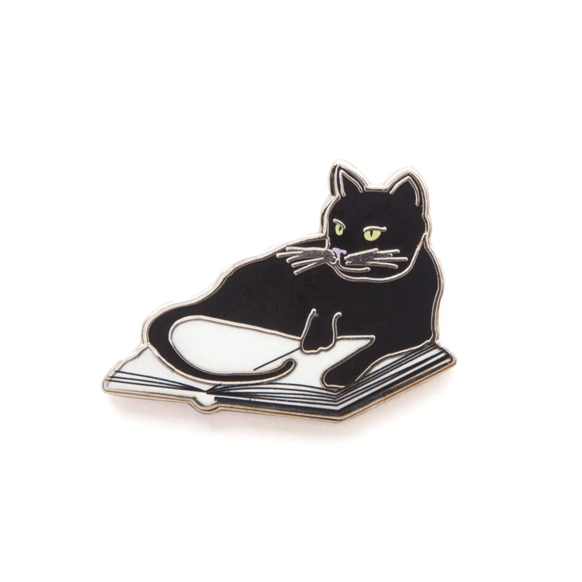 Bookstore Cats enamel pin