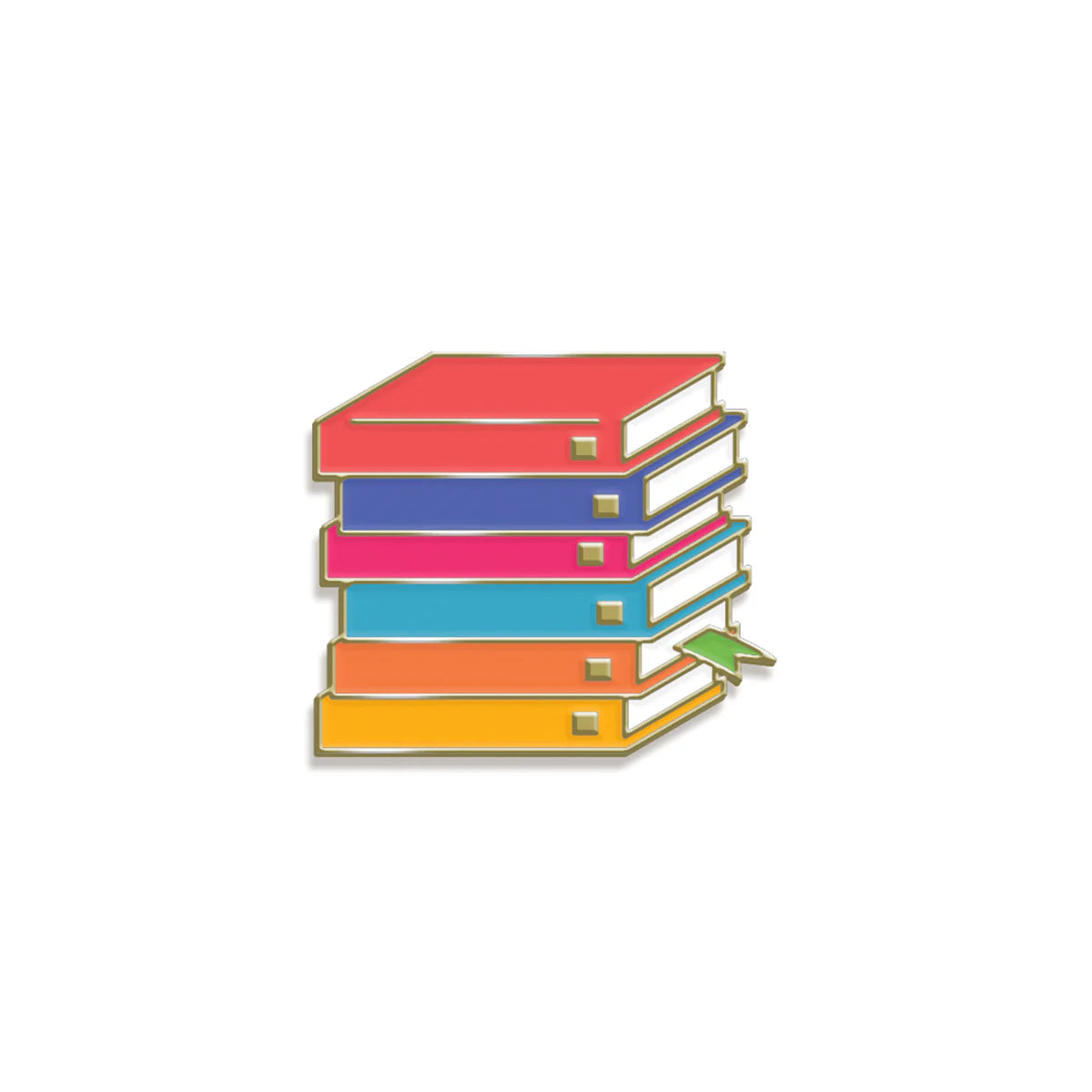Emily Henry - Book Stack enamel pin