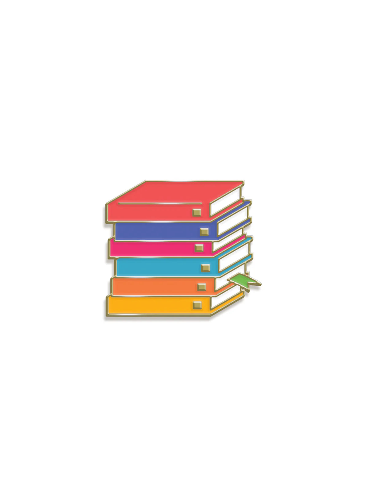 Emily Henry - Book Stack enamel pin