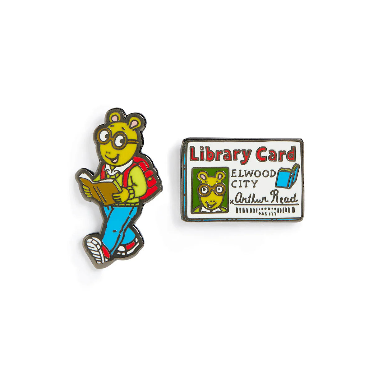 Arthur enamel pin set