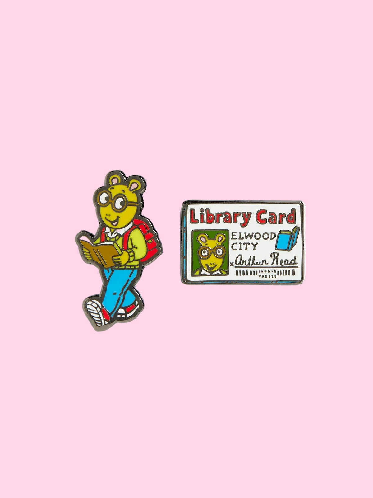 Arthur enamel pin set - Hopeless Romantic
