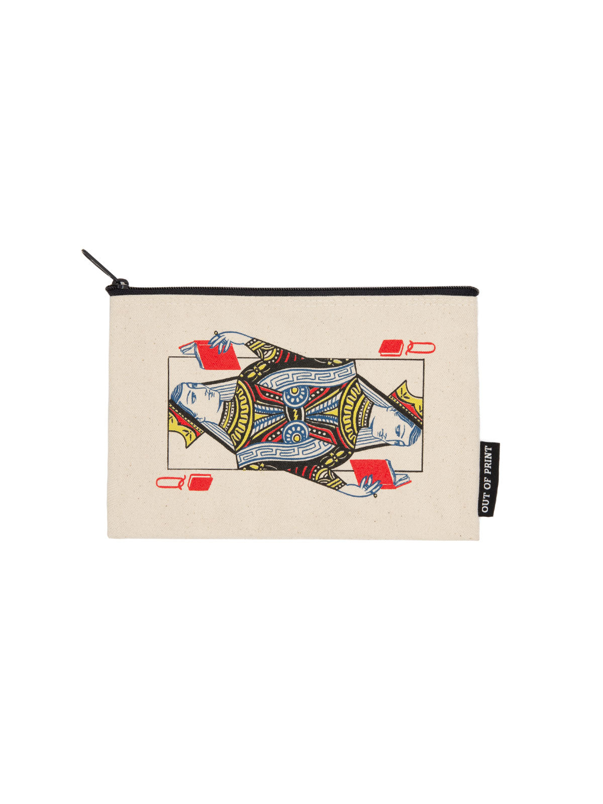 Queen of Books pouch