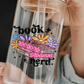 Glass Cup - Book Nerd