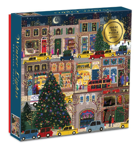 Winter Lights Foil Puzzle 500 Pc Puzzle