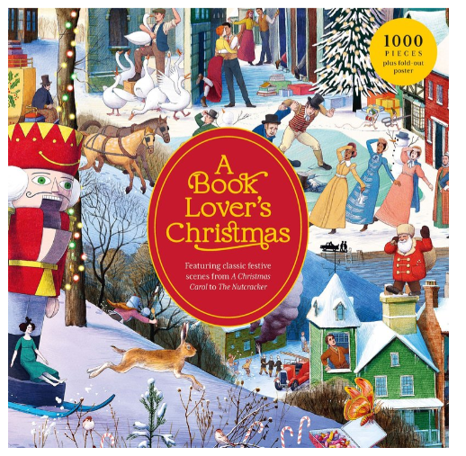 A Book Lover's Christmas 1000 Piece Puzzle