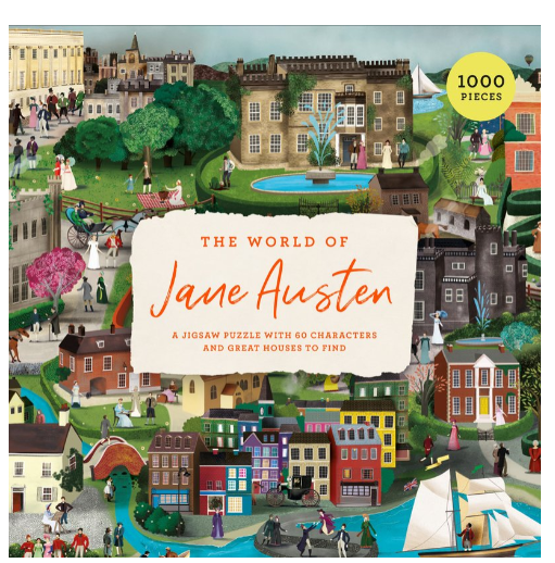 The World of Jane Austen 1000 Piece Puzzle - Hopeless Romantic