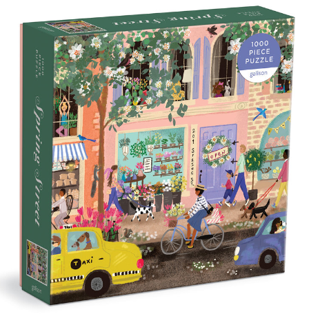 Spring Street 1000 Pc Puzzle In a Square box - Hopeless Romantic