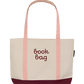 Book Bag Zippered Boat Tote