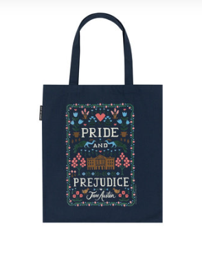 Puffin in Bloom: Pride and Prejudice Tote Bag