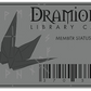 Dramione Library Card Sticker