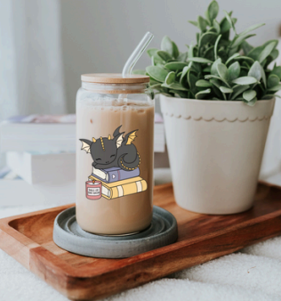 Book Dragon Glass Tumbler