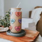 Tropes Hearts Glass Tumbler