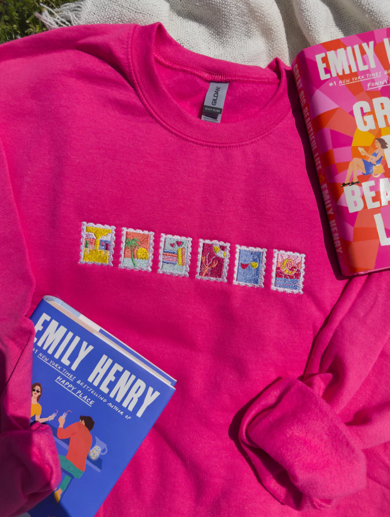 Stamps Embroidered Sweatshirt