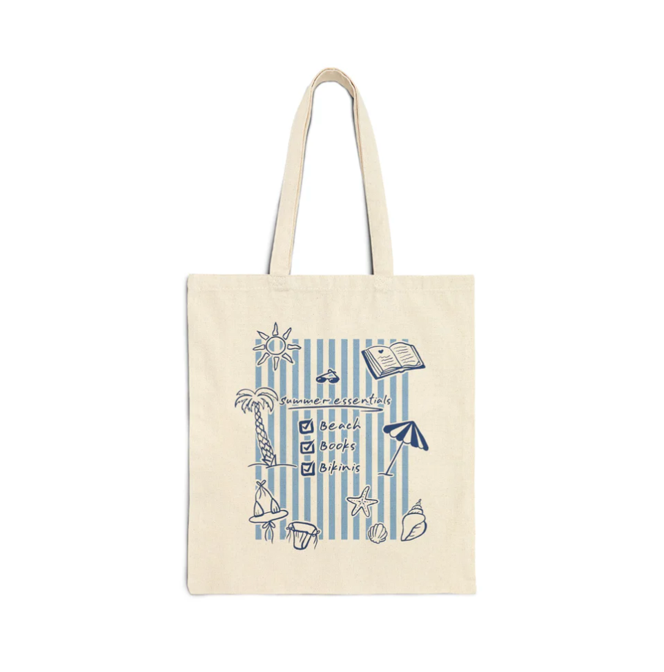 Summer Essentials Tote Bag