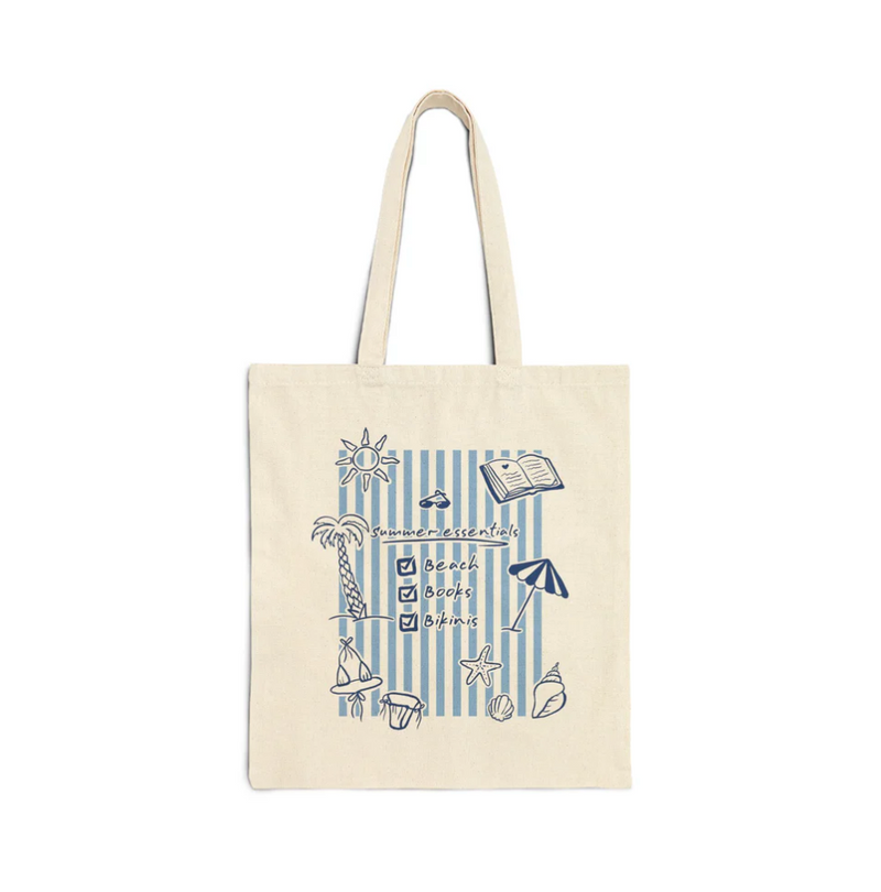 Summer Essentials Tote Bag