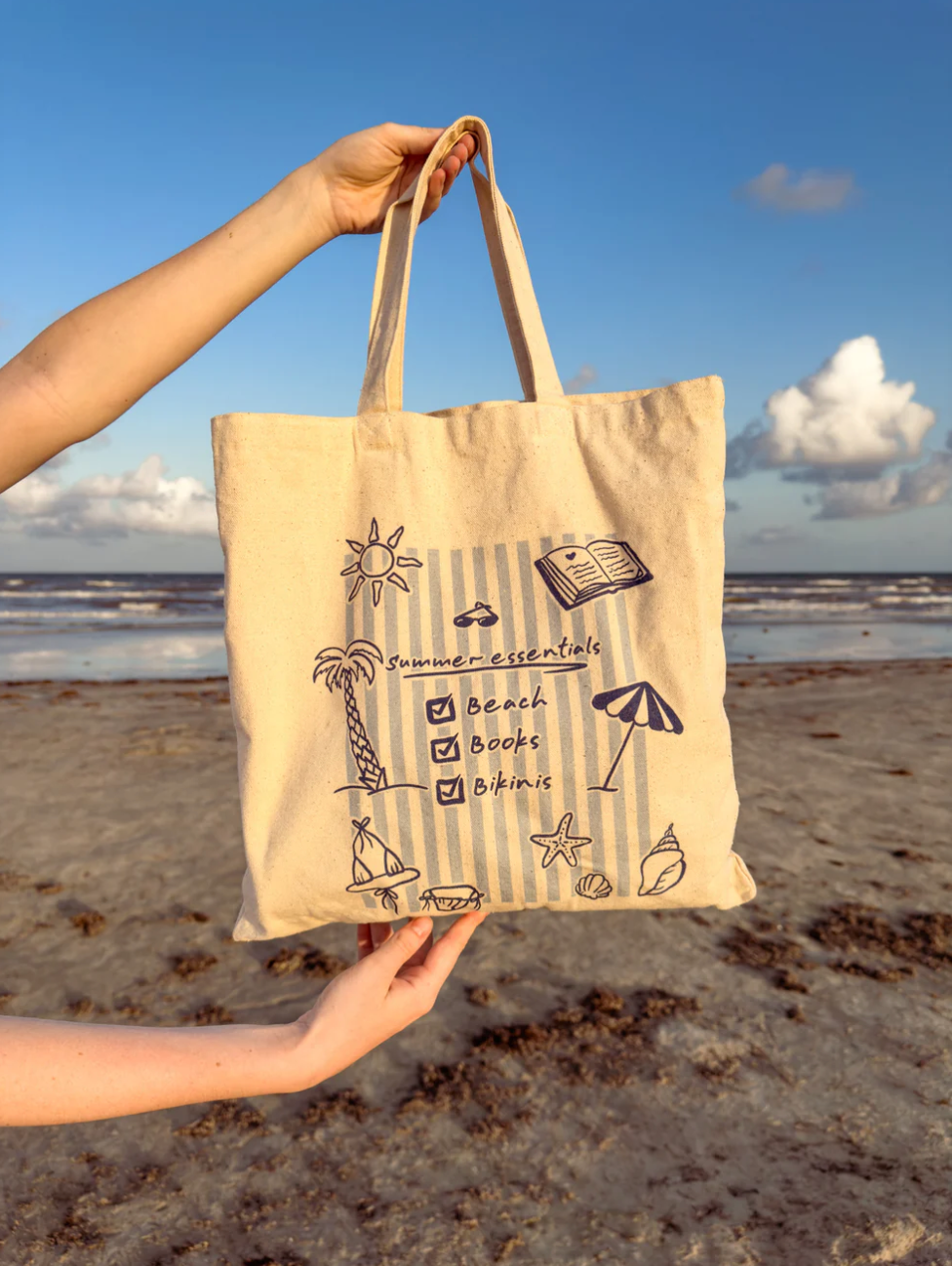 Summer Essentials Tote Bag