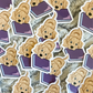 Book Dog Sticker