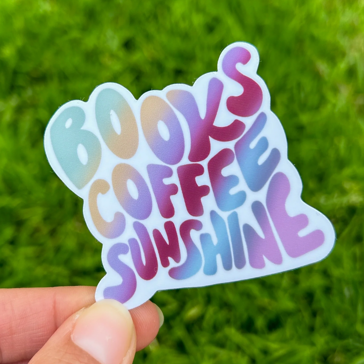 Books Coffee Sunshine Sticker