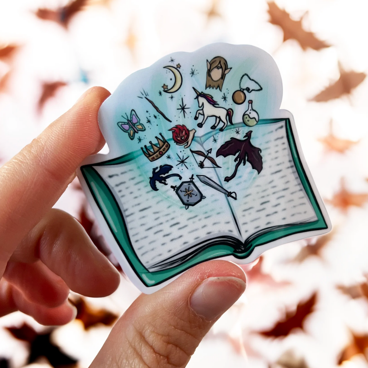 Fantasy Book Sticker