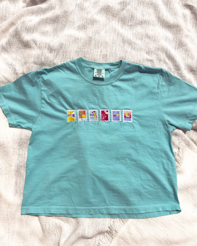 Stamps Embroidered Tee