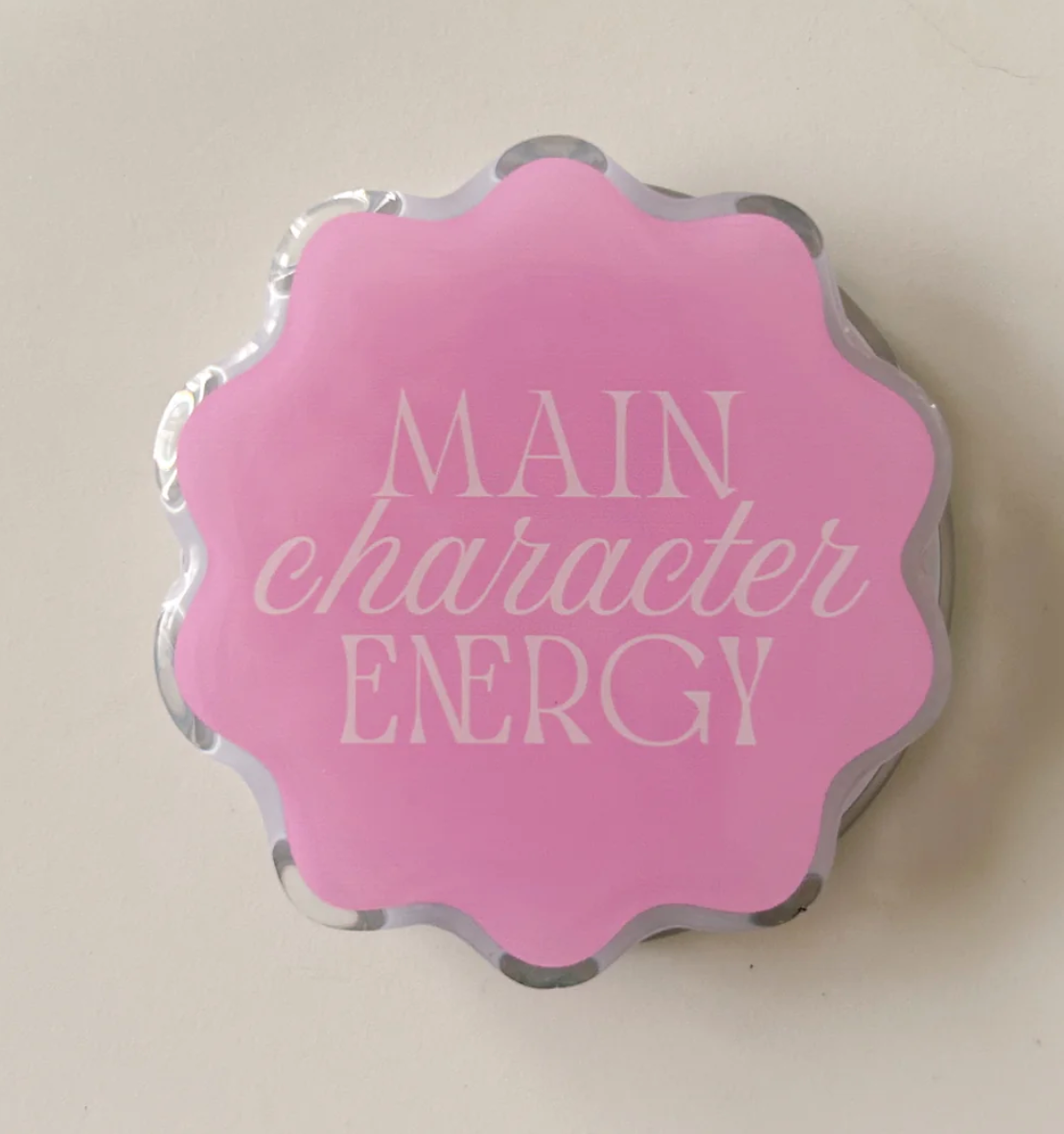 Magnetic E-Reader Grip: Main Character Energy