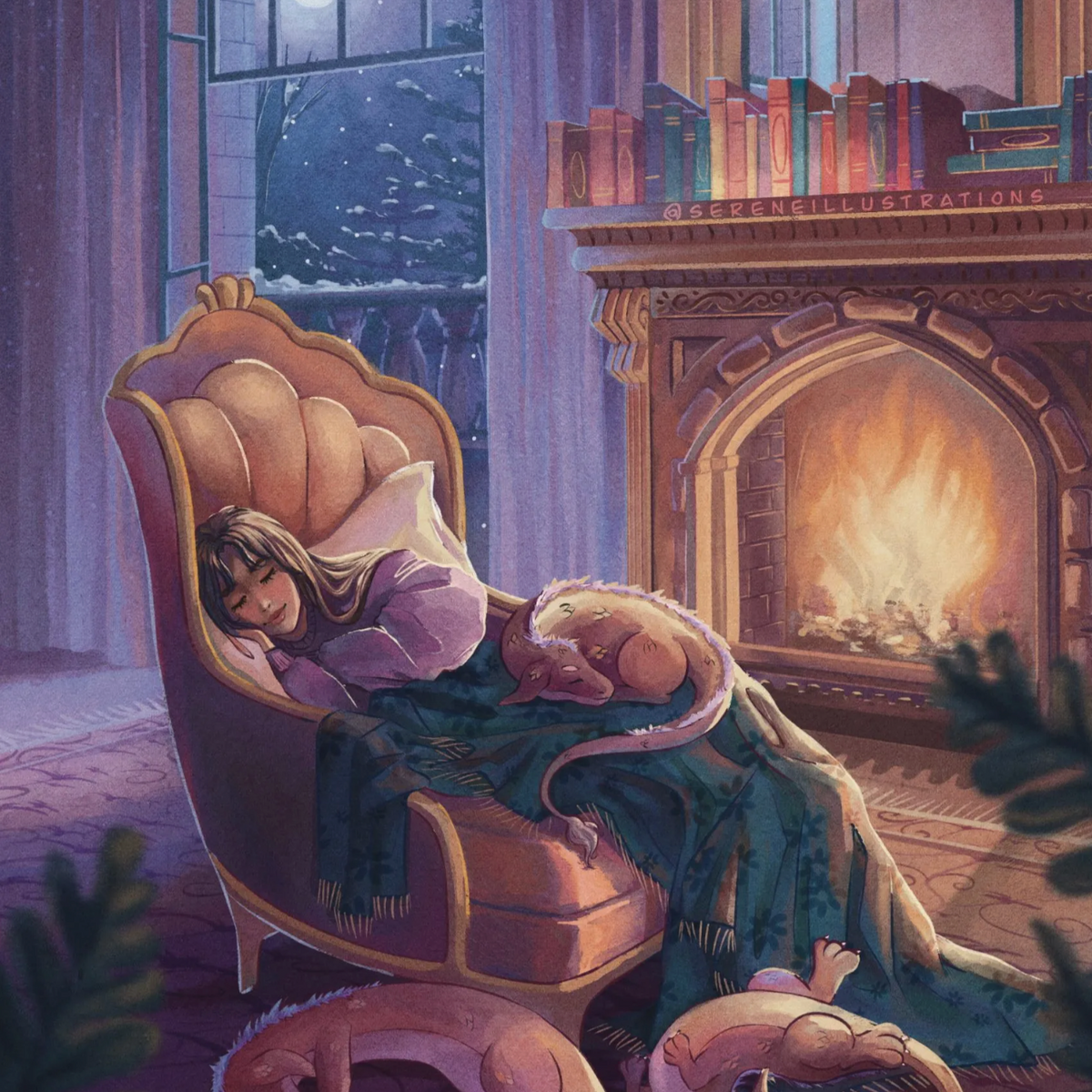 Art Print - Cozy Companions