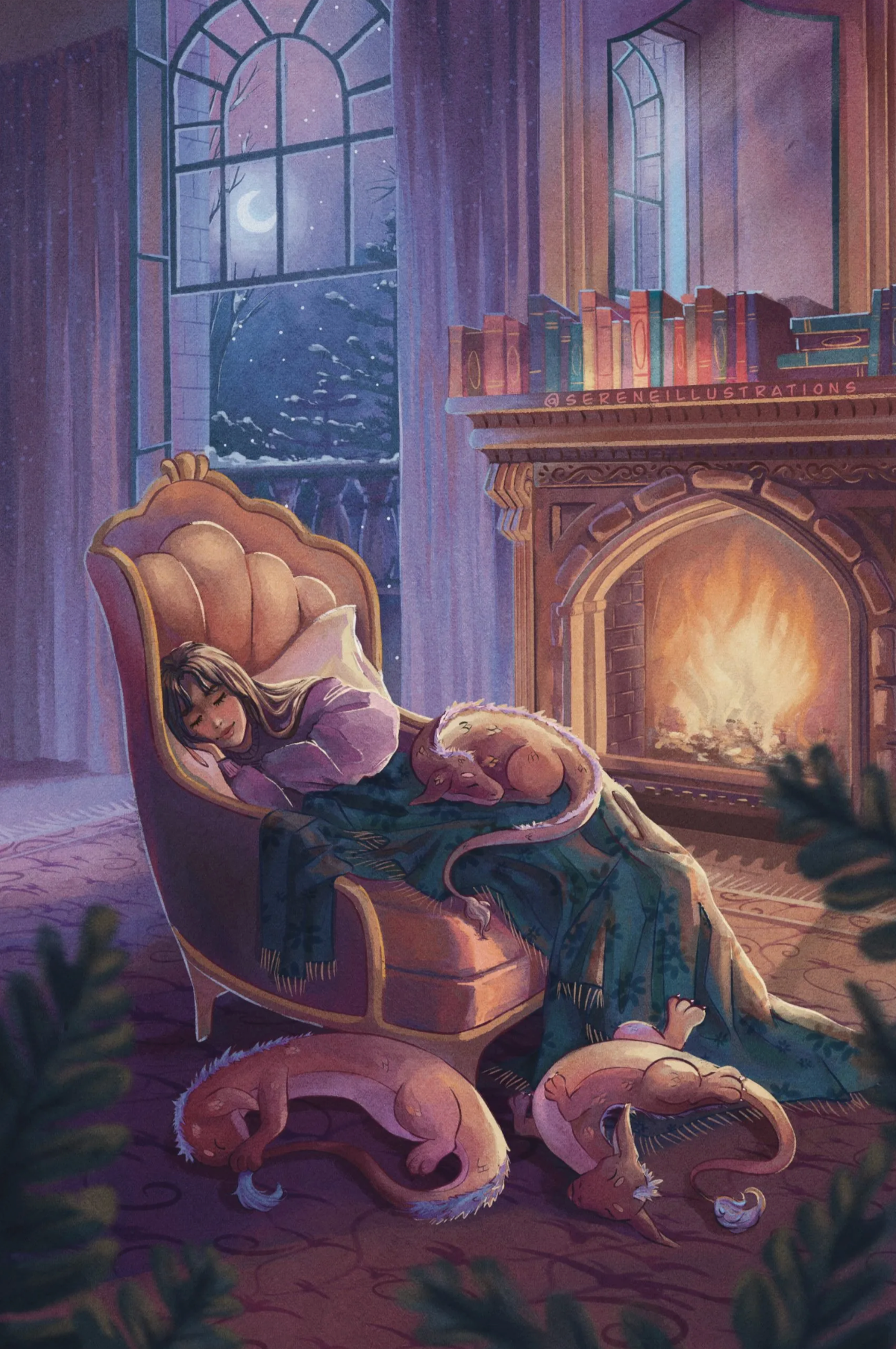 Art Print - Cozy Companions