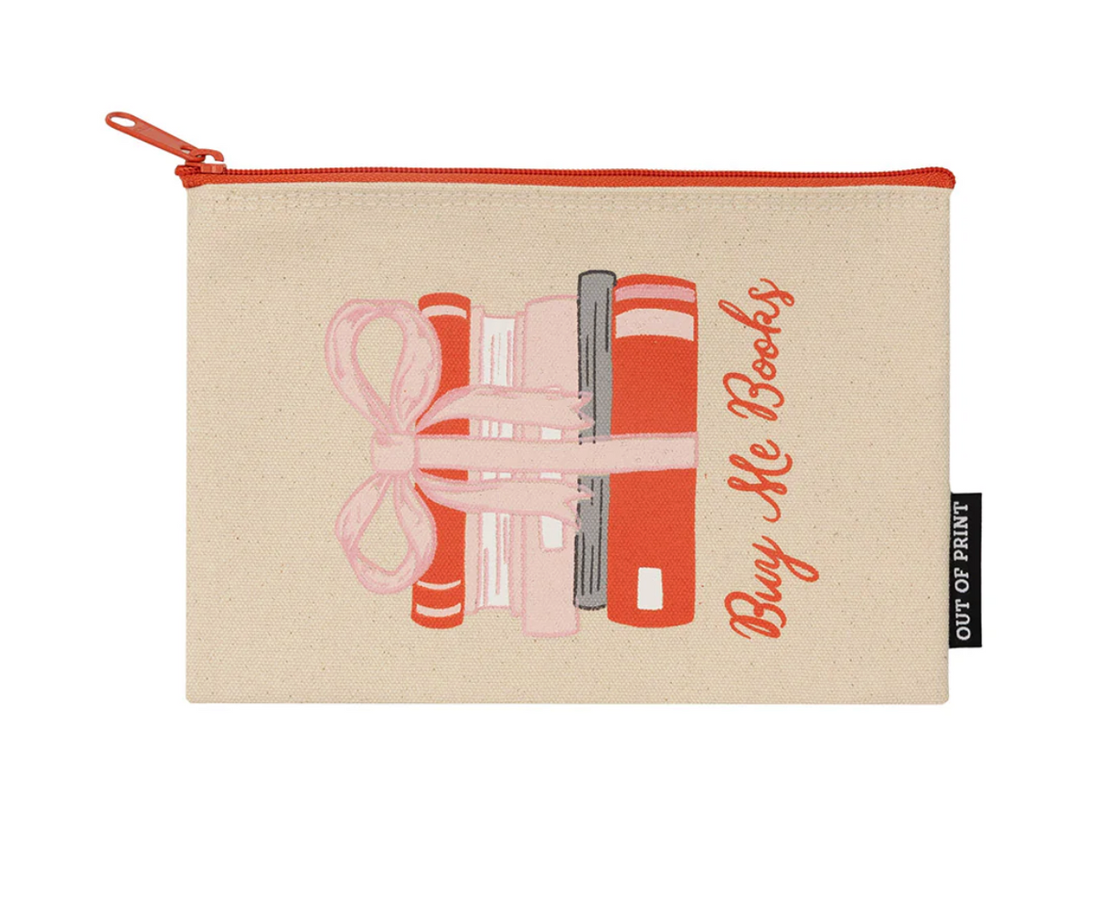 Buy Me A Book Stack pouch