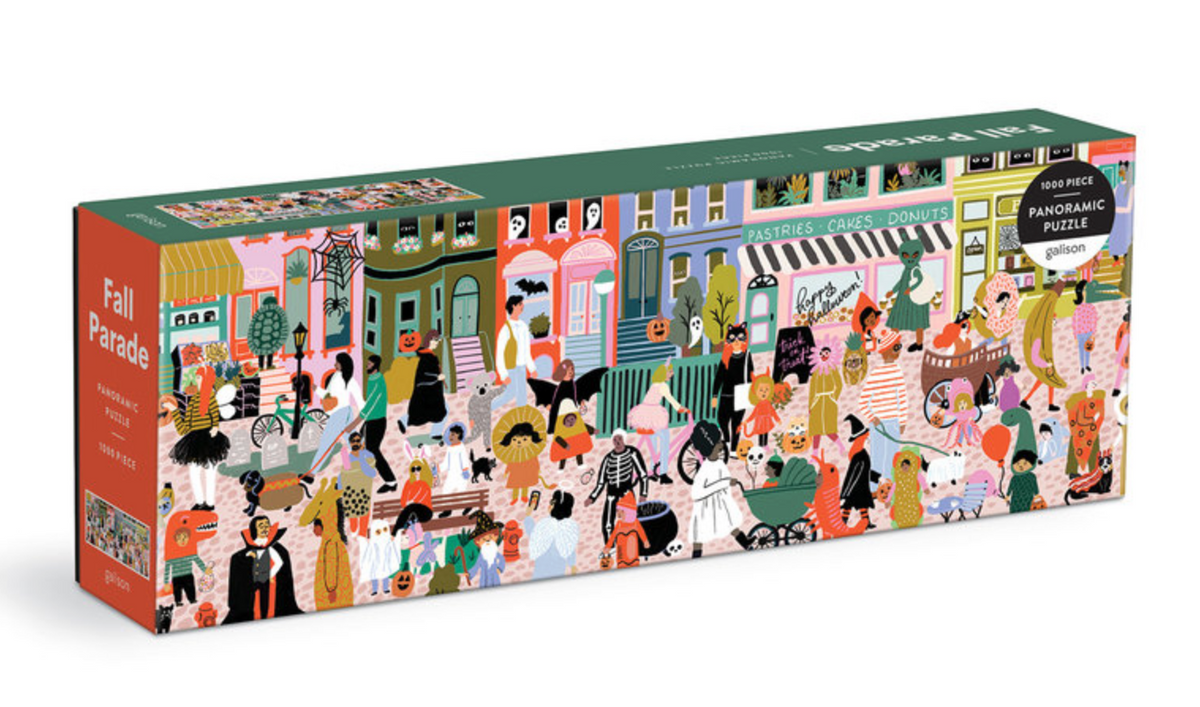 Fall Parade 1000 Piece Panoramic Puzzle