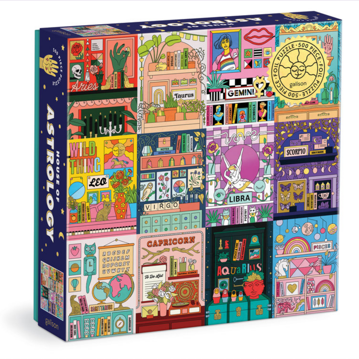 House of Astrology 500 Piece Foil Puzzle