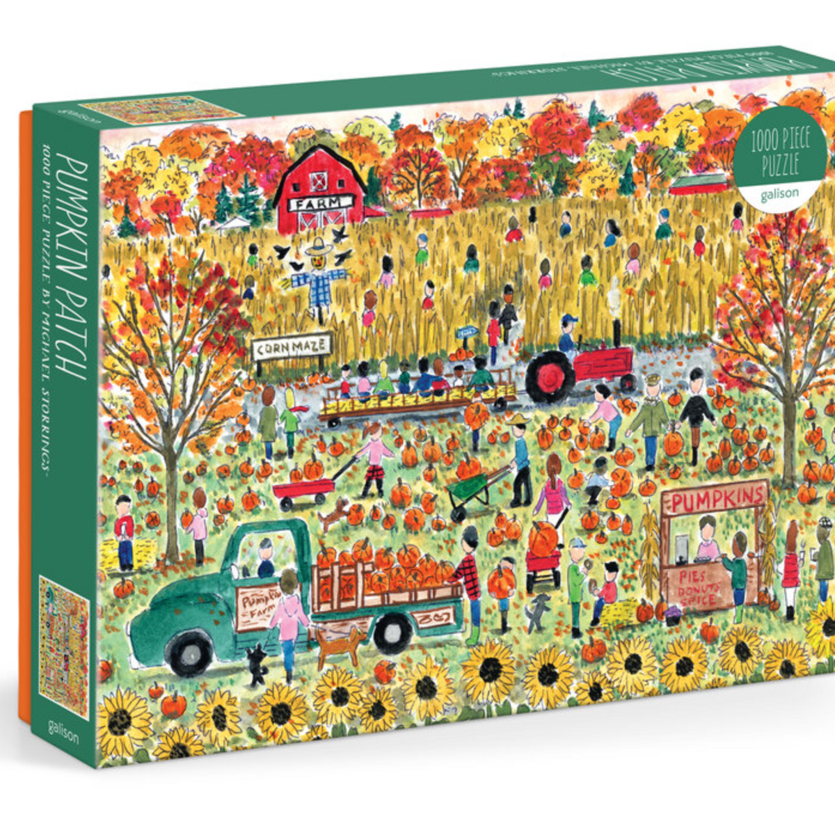 Michael Storrings Pumpkin Patch 1000 Piece Puzzle
