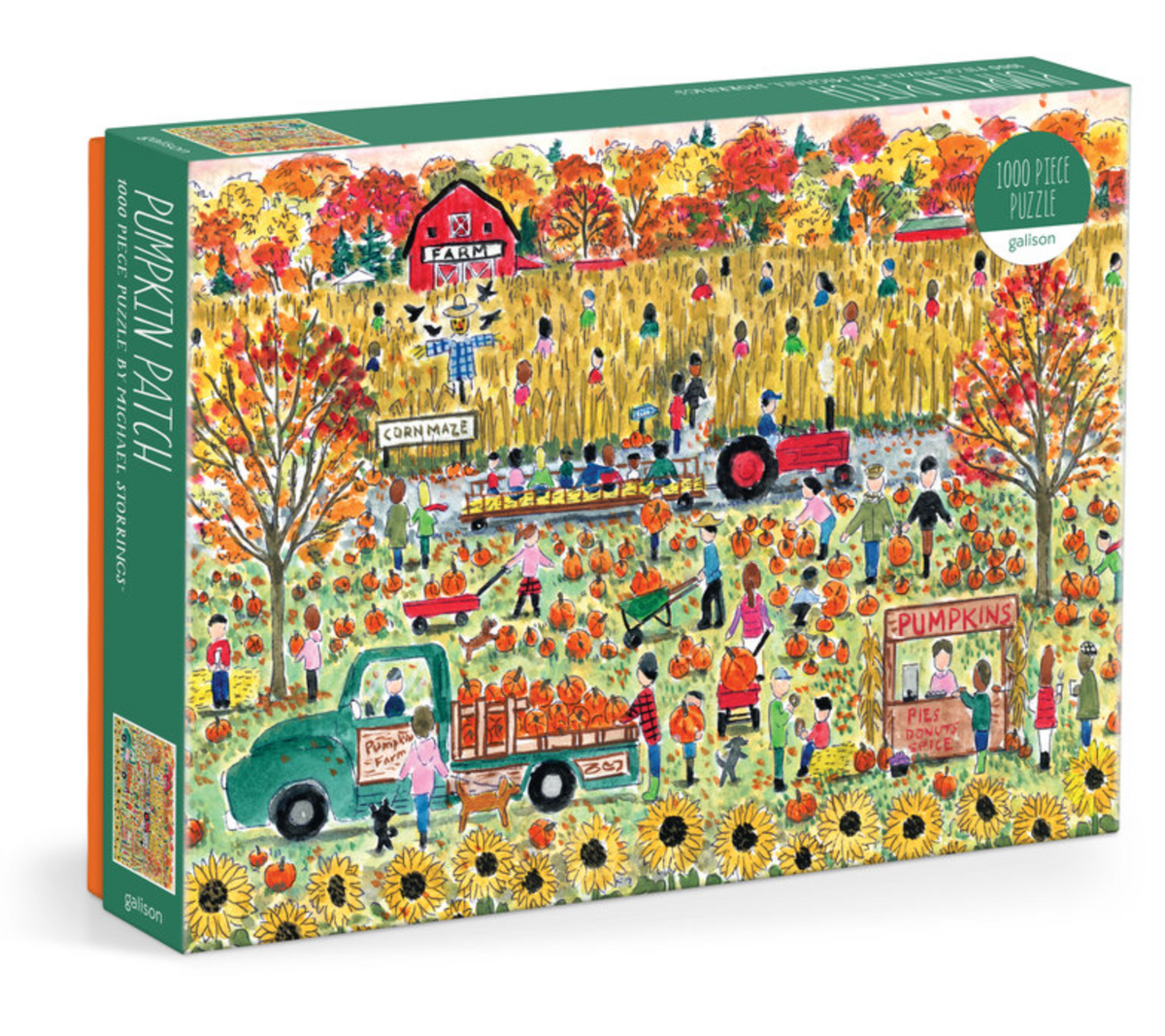 Michael Storrings Pumpkin Patch 1000 Piece Puzzle