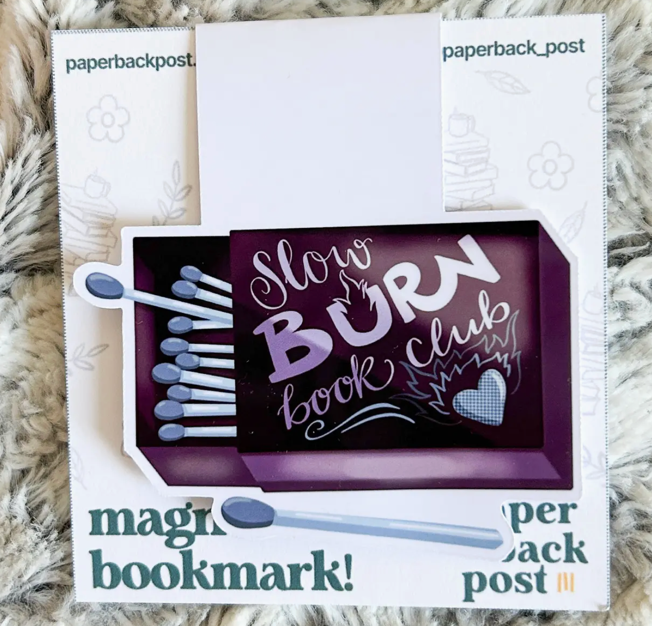 Slow Burn Magnetic Bookmark