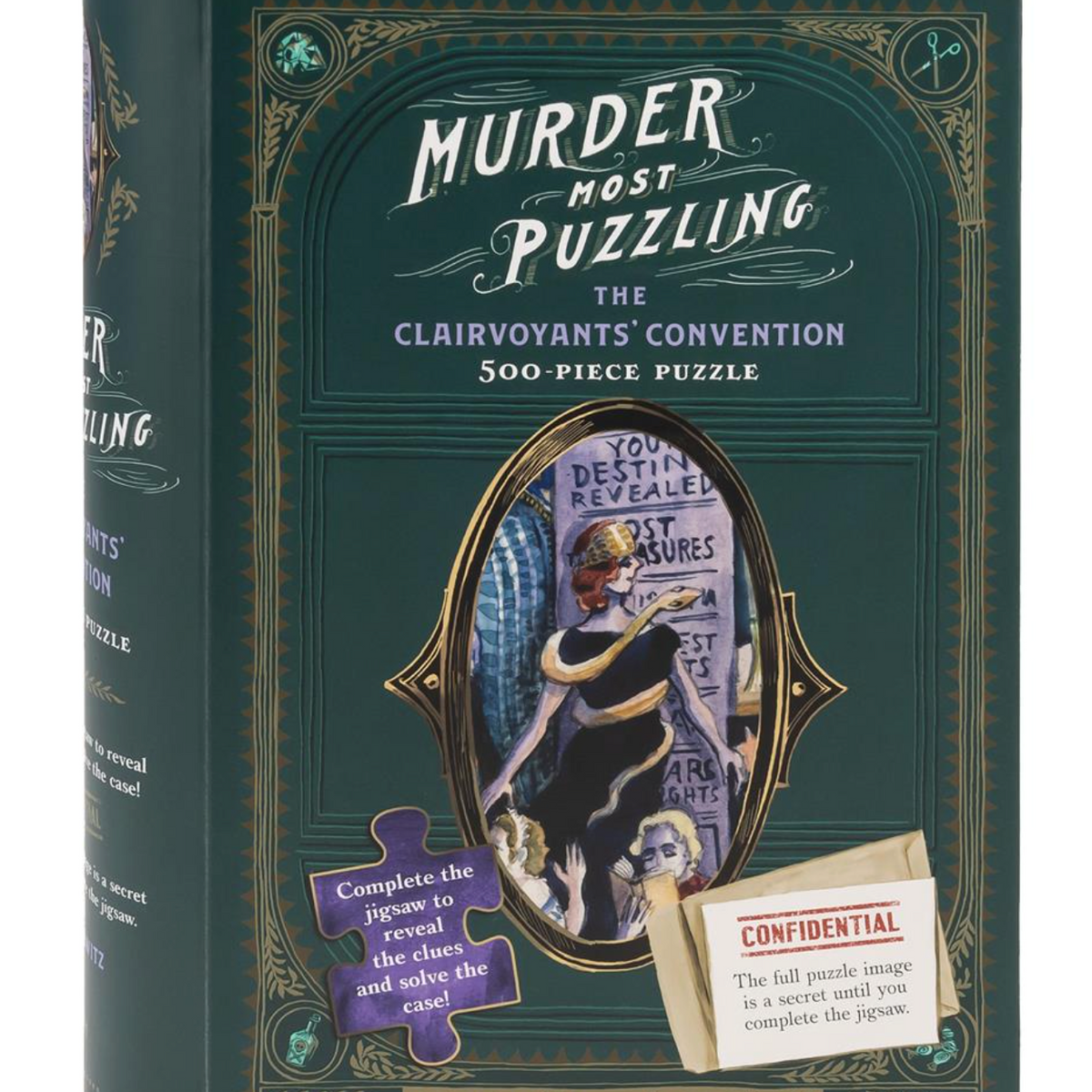 Murder Most Puzzling: The Clairvoyants' Convention 500-Piece Puzzle
