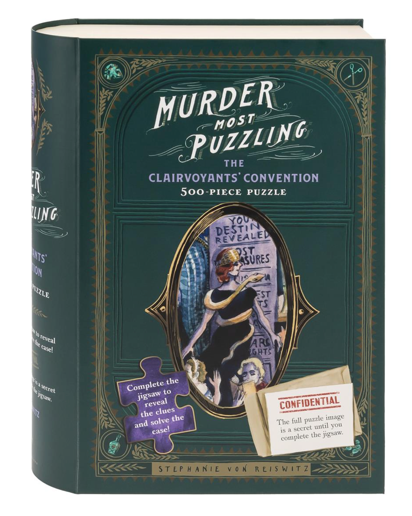 Murder Most Puzzling: The Clairvoyants' Convention 500-Piece Puzzle