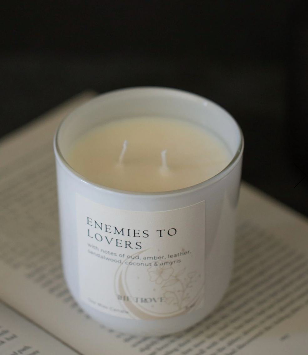 8 OZ CANDLE: ENEMIES TO LOVERS