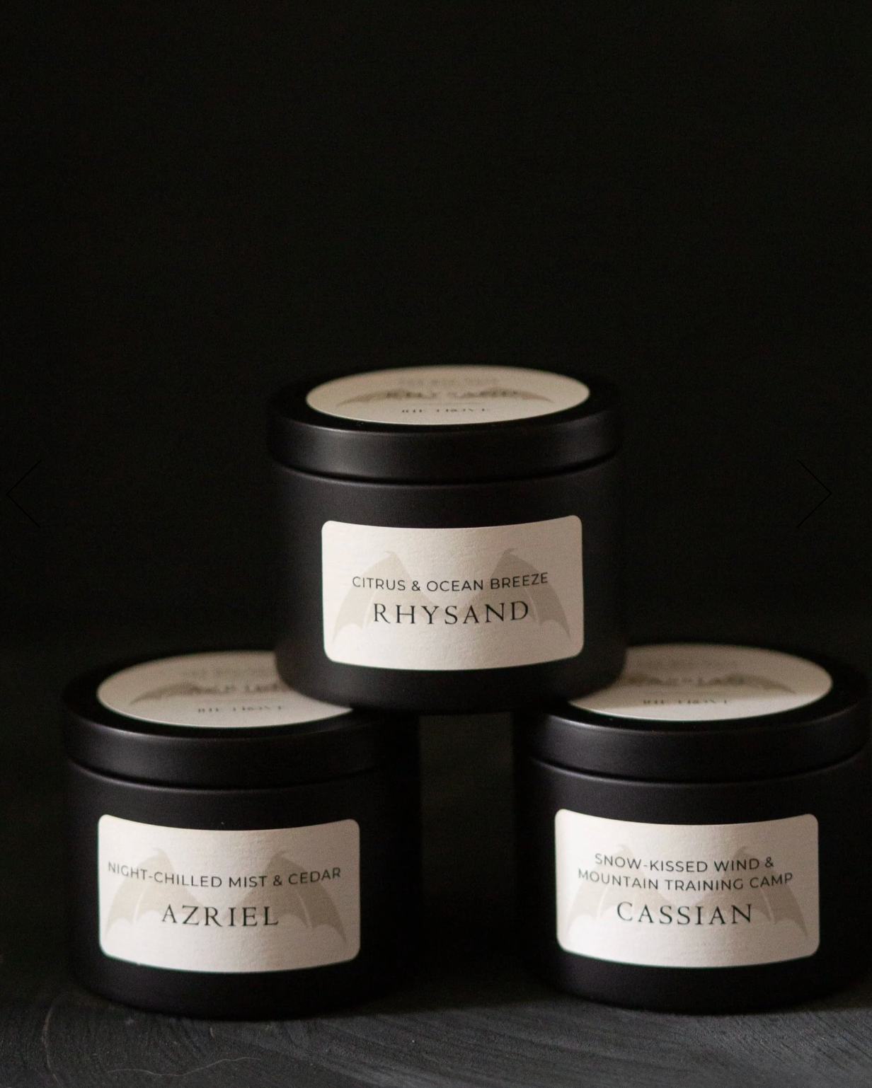 Bat Boys Mini Trio - 4oz Candles ACOTAR