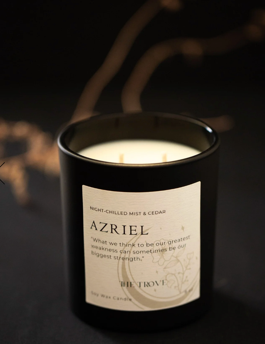 8 OZ CANDLE: ACOTAR - AZRIEL - Hopeless Romantic