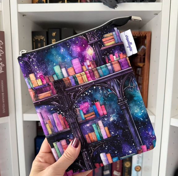 Enchanted Bookshelf - e-reader Zippered Sleeve - Hopeless Romantic