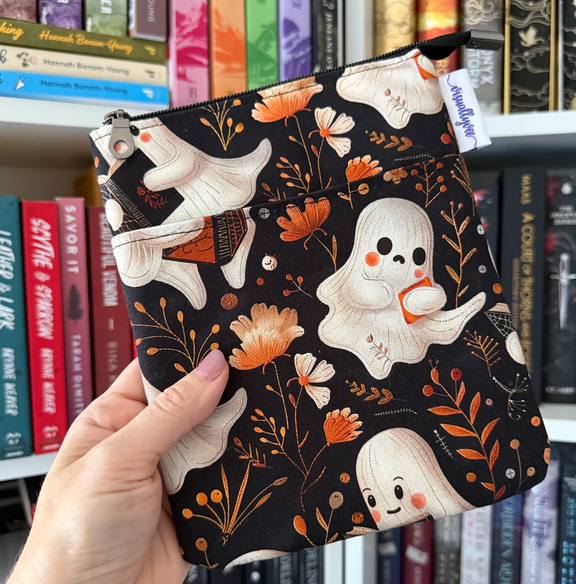 Literary Ghosties - e-reader Zippered Sleeve - Hopeless Romantic